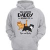 This Daddy Belongs To Walking Fluffy Cat Personalized Shirt