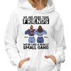 More Than Friends We‘re Like A Really Small Gang Back View Girls Personalized Shirt