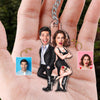 My Missing Piece Couple Funny Custom Face Photo Valentine‘s Day Gift For Him For Her Personalized Acrylic Keychain