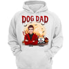 Halloween Devil Dog Dad And Peeking Dog Personalized Shirt