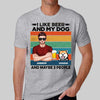 Real Men Like Beer And Dogs Personalized Shirt