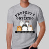 Property Of Cats Father‘s Day Gift Personalized Shirt