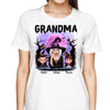 Purple Moon Tree Halloween Grandma Personalized Shirt