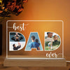 Best Dad Ever Photo Personalized LED Night Light