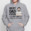 Best Dad Grandpa Ever Just Ask Personalized Hoodie Sweatshirt