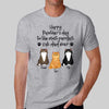 Happy Pawther‘s Day Cat Dad Fluffy Cat Personalized Shirt
