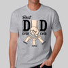 Best Dad Ever Fist Bump Personalized Shirt