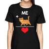 Me & My Cats Equal Love Personalized Shirt