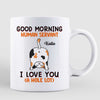 Cat Butts Good Morning Happy Father‘s Day Human Servant Personalized Mug