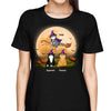 Halloween Cats Fly To The Moon Personalized Shirt