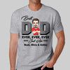 Best Dad Ever Cartoon Caricature Personalized Shirt