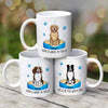 Home Is Where My Dog Is Sitting Dog Personalized Mug