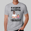 Dad And Son Daughter Fist Bump Bond Can‘t Be Broken Personalized Shirt