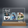 Best Dad Ever Photo Personalized LED Night Light