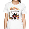 Fall Season Halloween Doll Witch With Dogs Personalized Shirt