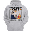 Tattoo Cat Dad Likes Cats And 3 People Personalized Shirt