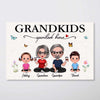 Grandkids Spoiled Here Grandma Grandpa Personalized Poster