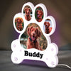 Custom Pet Photo Night Light Dog Bone Paw Dog Cat Personalized Photo Light Box