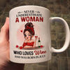 Never Underestimate A Wine Lady Born In July Birthday Gift Mug