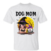 Halloween Moon Dog Mom Pretty Witch Personalized Shirt