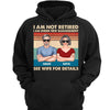 Old Man Note Retired Real Couple Personalized Shirt