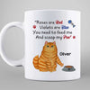 Roses Are Red Feed Me And Scoop Up Poo Angry Cats Father‘s Day Gift Personalized Mug