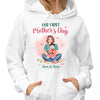 Our First Mother‘s Day Personalized Hoodie Sweatshirt