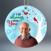 Always With You Berry Tree 3D Inflated Photo Inserted Family Memorial Keepsake Personalized Acrylic Ornament