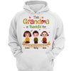 This Grandma Is Thankful Doll Grandkids Thanksgiving Gift Personalized Shirt