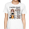 Doll Girl Survive On Coffee And Cats Personalized Shirt