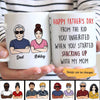 Happy Father‘s Day Step Dad Funny Personalized Mug