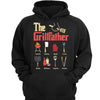 The Grillfather Grilling Dad Personalized Hoodie Sweatshirt