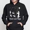 Reel Cool Papa And Kids Personalized Hoodie Sweatshirt