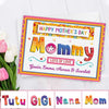Happy Mother's Day Colorful Personalized Postcard