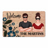 Welcome Couple House Housewarming Gift Personalized Doormat