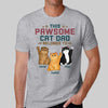 This Pawsome Cat Dad Belongs To Fluffy Cats Personalized Shirt