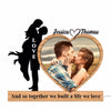 Couple Together We Built A Life We Love Photo Personalized Custom Shape Photo Light Box