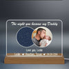 The Night You Became My Daddy Star Map Personalized Photo LED Night Light