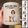 Dog Mom Caricature Personalized Mug