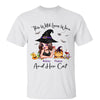 This Witch Loves Wine And Her Cats Personalized Shirt