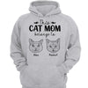 This Cat Mom Belongs To Cat Head Outline Personalized Shirt