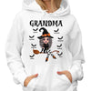 Doll Grandma Witch Sitting On Broom Personalized Shirt