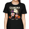 Grandma Mom And Kids Halloween Night Personalized Shirt