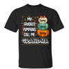 Favorite Pumpkin Grandma Fall Season Personalized Shirt