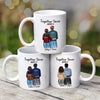 Couple Together Since Back View Anniversary Gift Personalized Mug