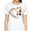 Woman And Dogs Sitting Inside Heart Personalized Shirt