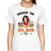Rockin‘ Dog Mom Life Sunflower Personalized Shirt