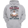 Simple Old Man Like Dogs Real Man Dog Dad Personalized Shirt