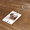 Custom Photo & Song Keepsake Personalized Acrylic Keychain