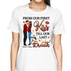 Couple First Kiss Last Breath Personalized Shirt